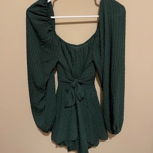 Altar’d State green romper size small worn once
